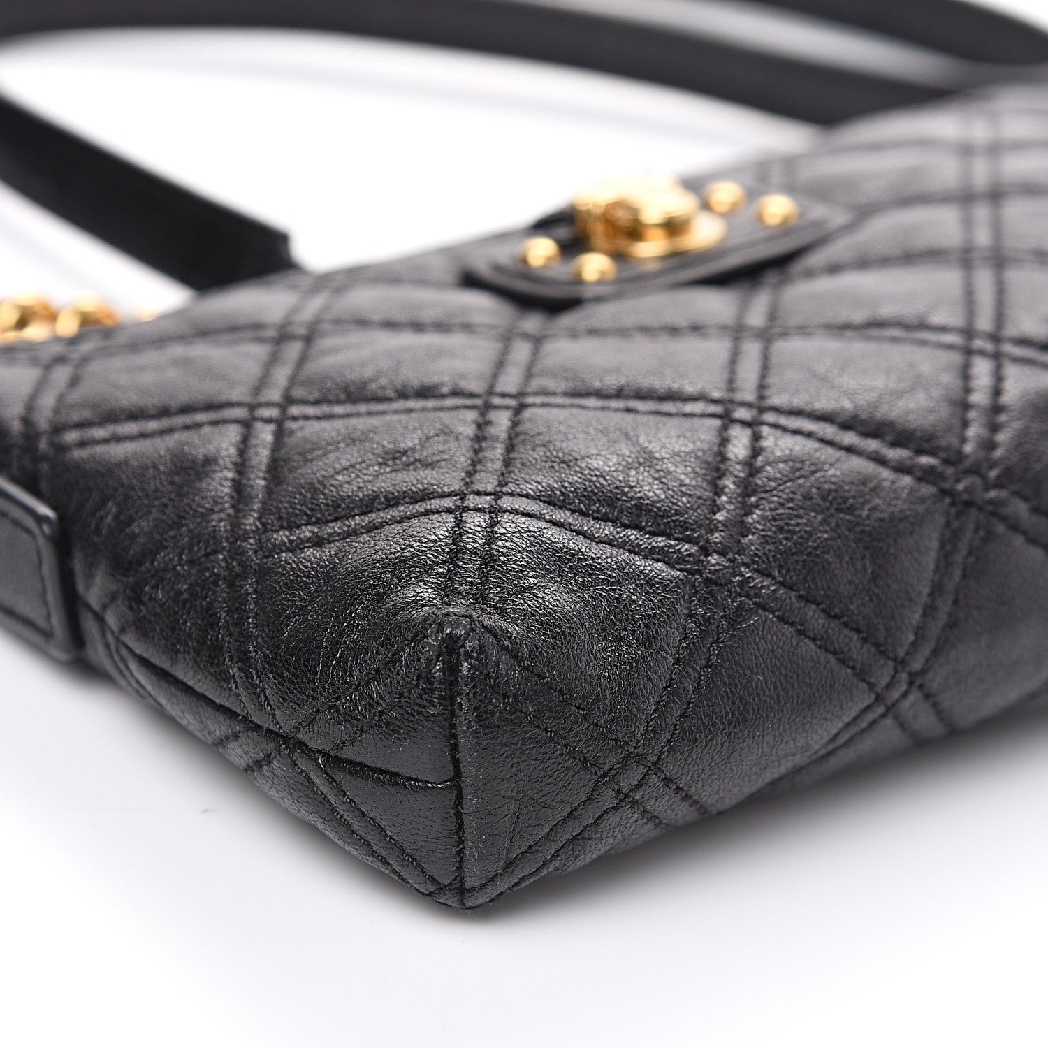 Marc Jacobs Lambskin Quilted Crossbody Black 6 of 7