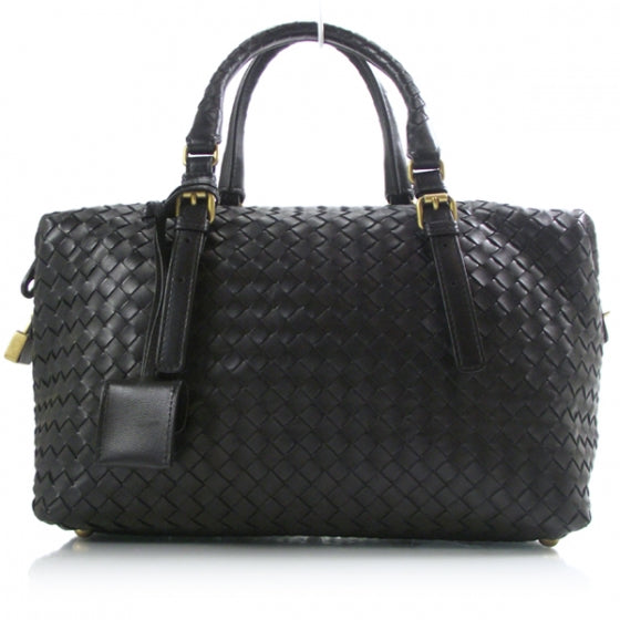 Bottega Veneta Woven Leather Doctor Bag Nero 1 of 11