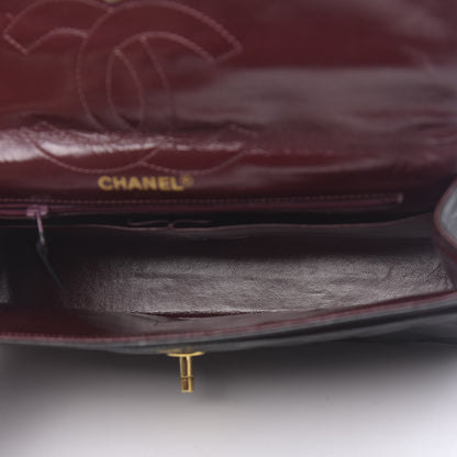 Chanel Lambskin Quilted Medium Double Flap Black 6 of 13