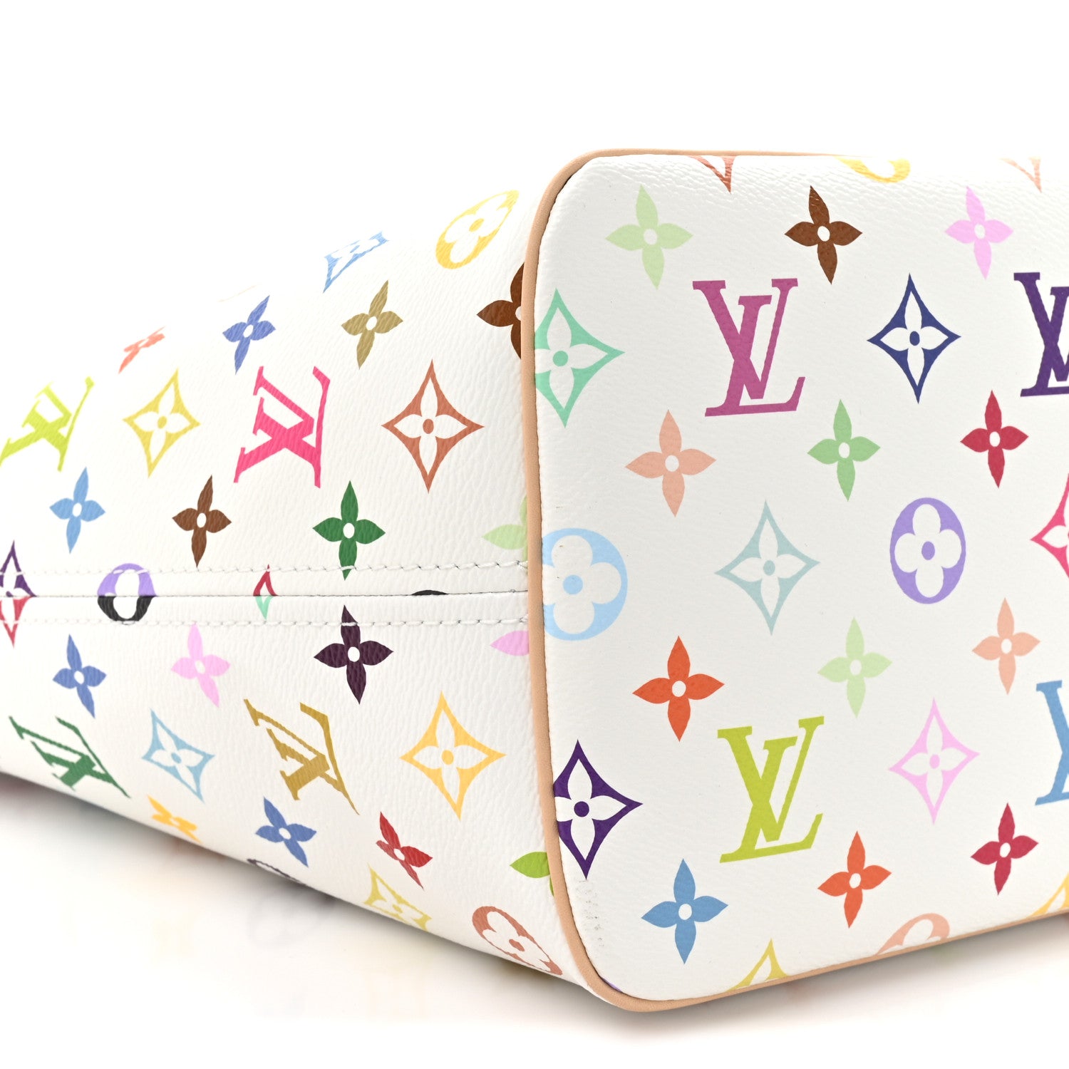 Louis Vuitton LV X TM Monogram Multicolor Neverfull MM White 10 of 10