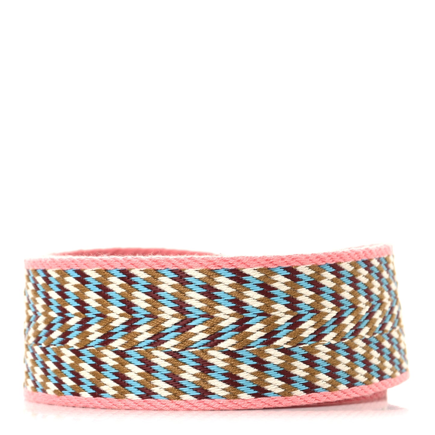 Toile Swift 50mm Sangle ZigZag Shoulder Strap Rose d'Ete White Gold
