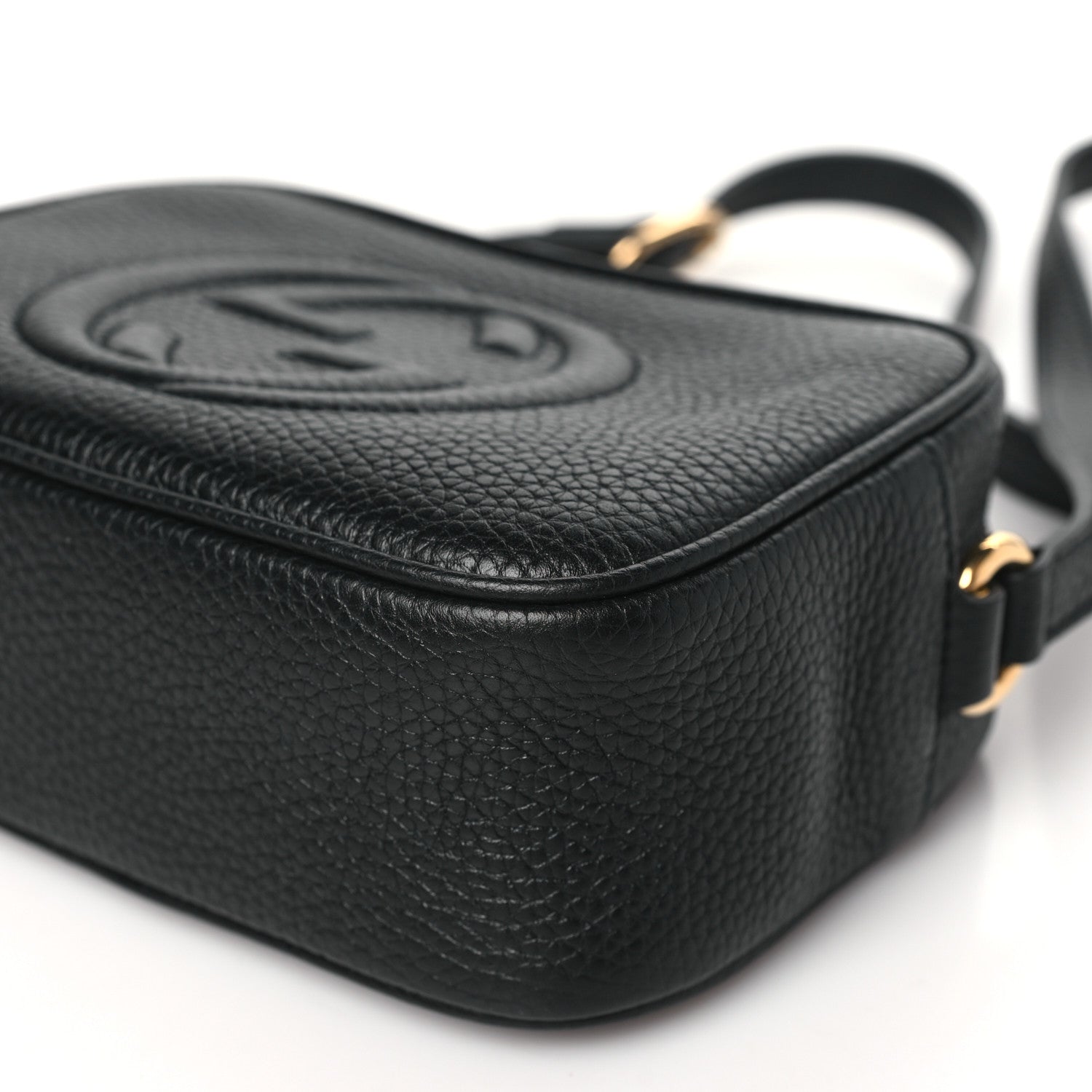 Gucci Pebbled Calfskin Mini Soho Disco Bag Black 10 of 10