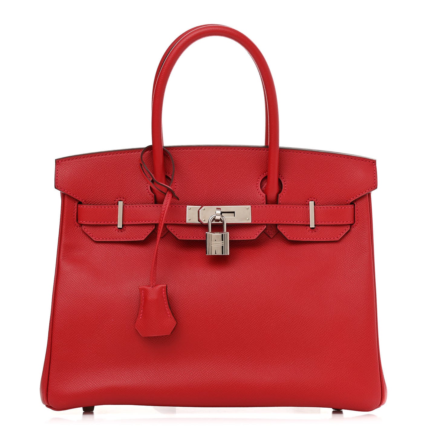 Epsom Birkin 30 Rouge Casaque