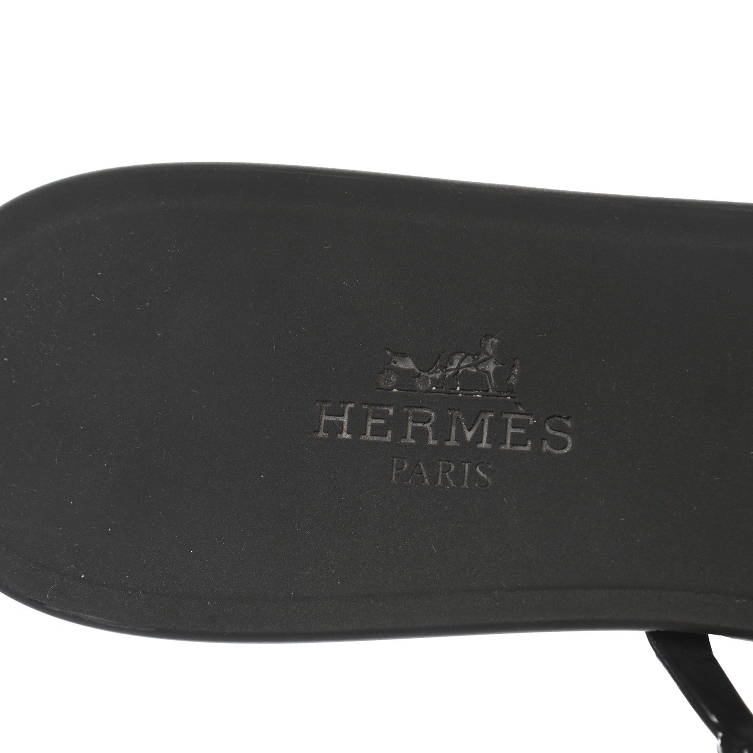 Hermes TPU Rivage Sandals 37 Black 5 of 8