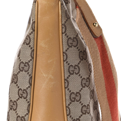Gucci Monogram Large Bamboo Top Handle Bag Tan 13 of 19