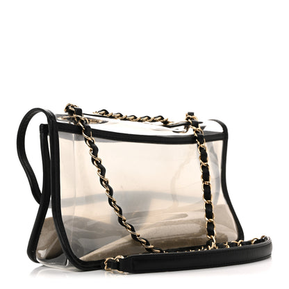Chanel Lambskin PVC Medium Sand By The Sea Flap Black 3 of 13