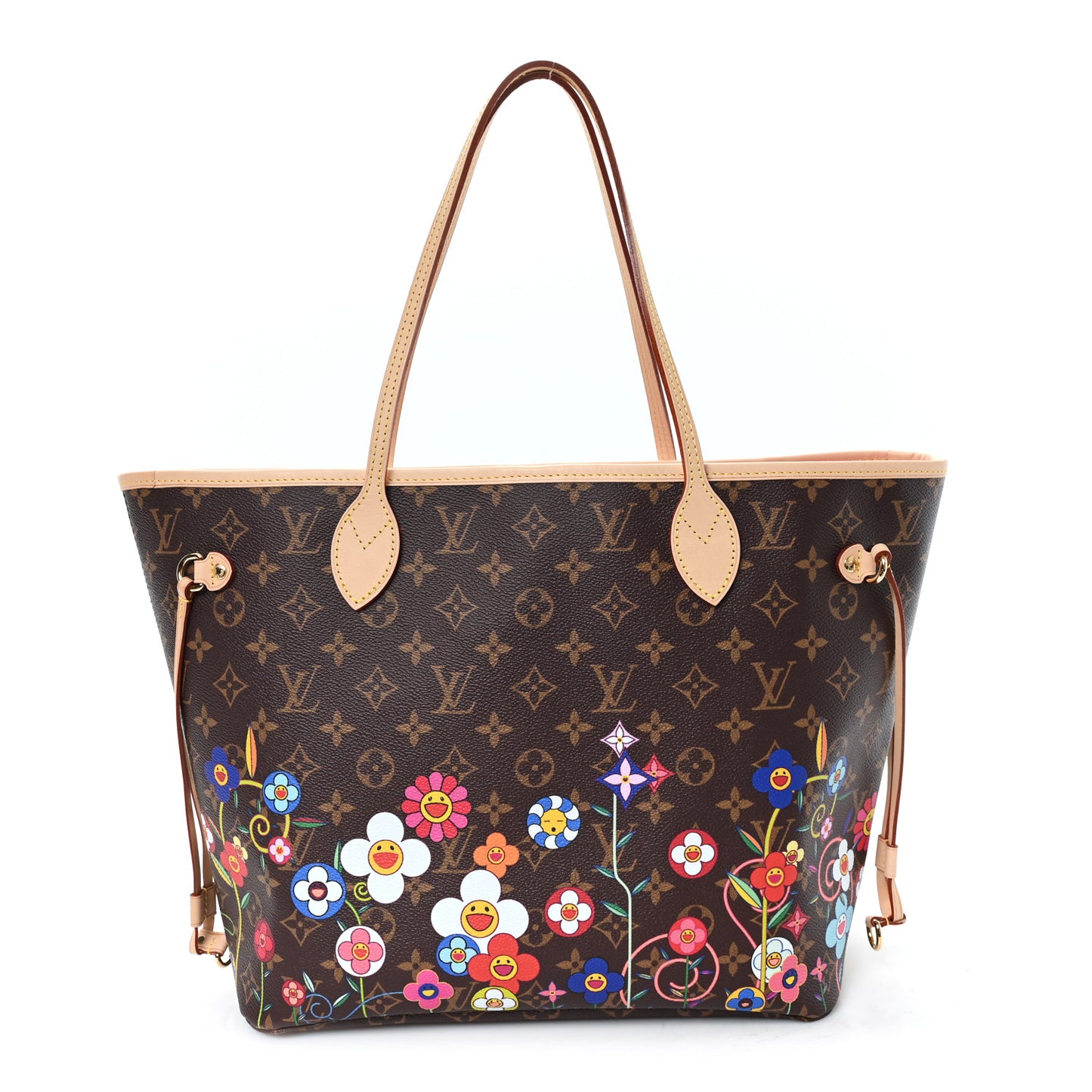 LV X TM Monogram Flowers Neverfull MM