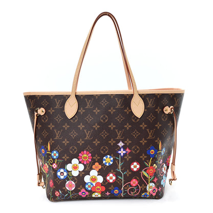Louis Vuitton LV X TM Monogram Flowers Neverfull MM 1 of 9