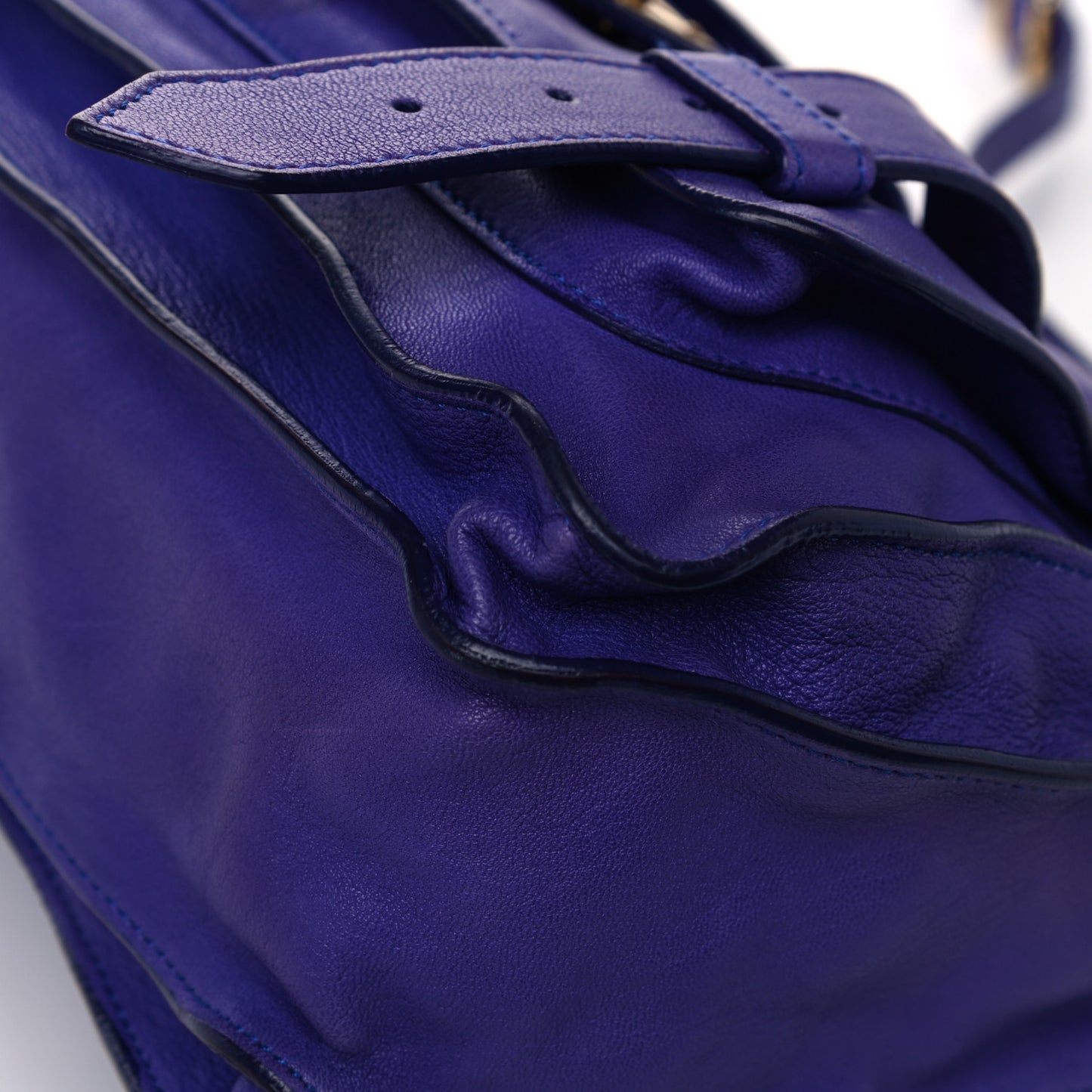 Lambskin Medium PS1 Satchel Purple Rain