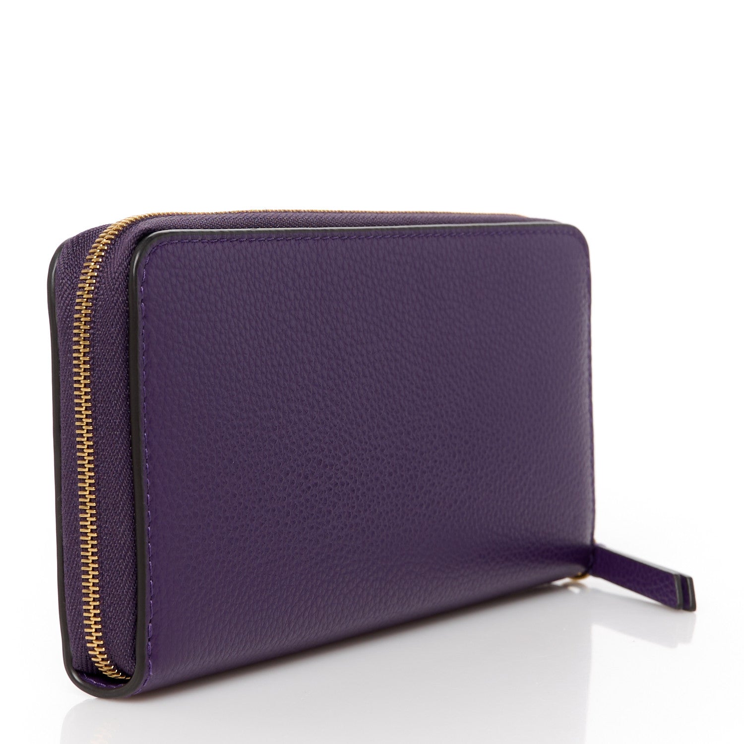 Mulberry Small Classic Grain Zip Around Long Wallet Amethyst 3 of 11