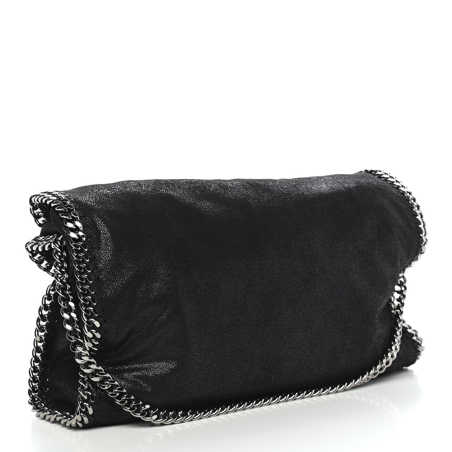 Shaggy Deer Falabella Fold Over Tote Black