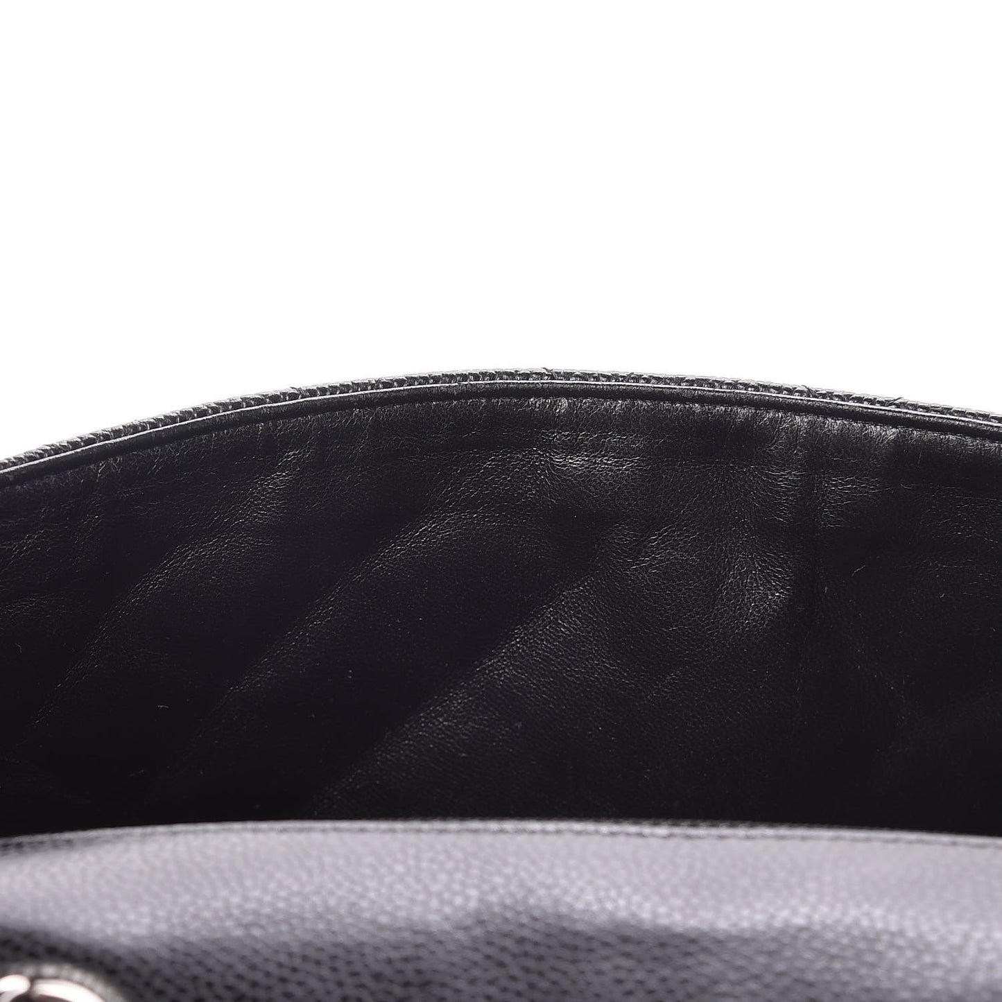 Caviar Quilted Jumbo Single Flap Black
