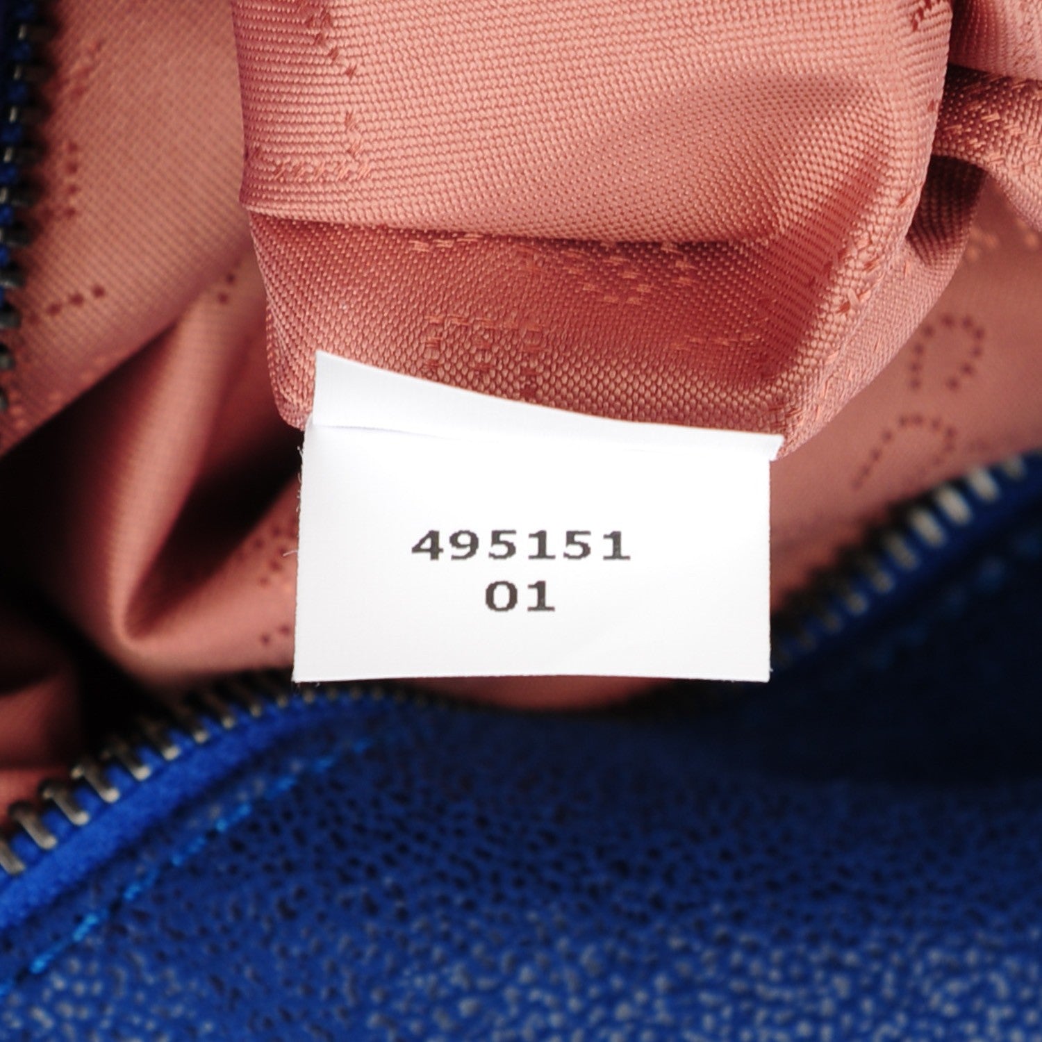 Stella McCartney Shaggy Deer Small Falabella Fold Over Tote Blue 8 of 9