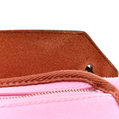 Hermes Military Toile Vache Hunter Herbag Zip Retourne PM 31 Bubblegum 8 of 13