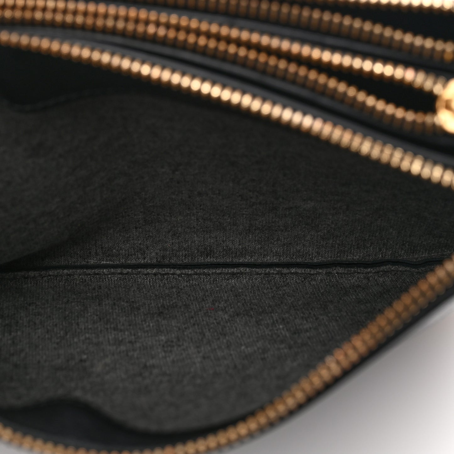 Liege Calfskin Small Trio Crossbody Bag Black