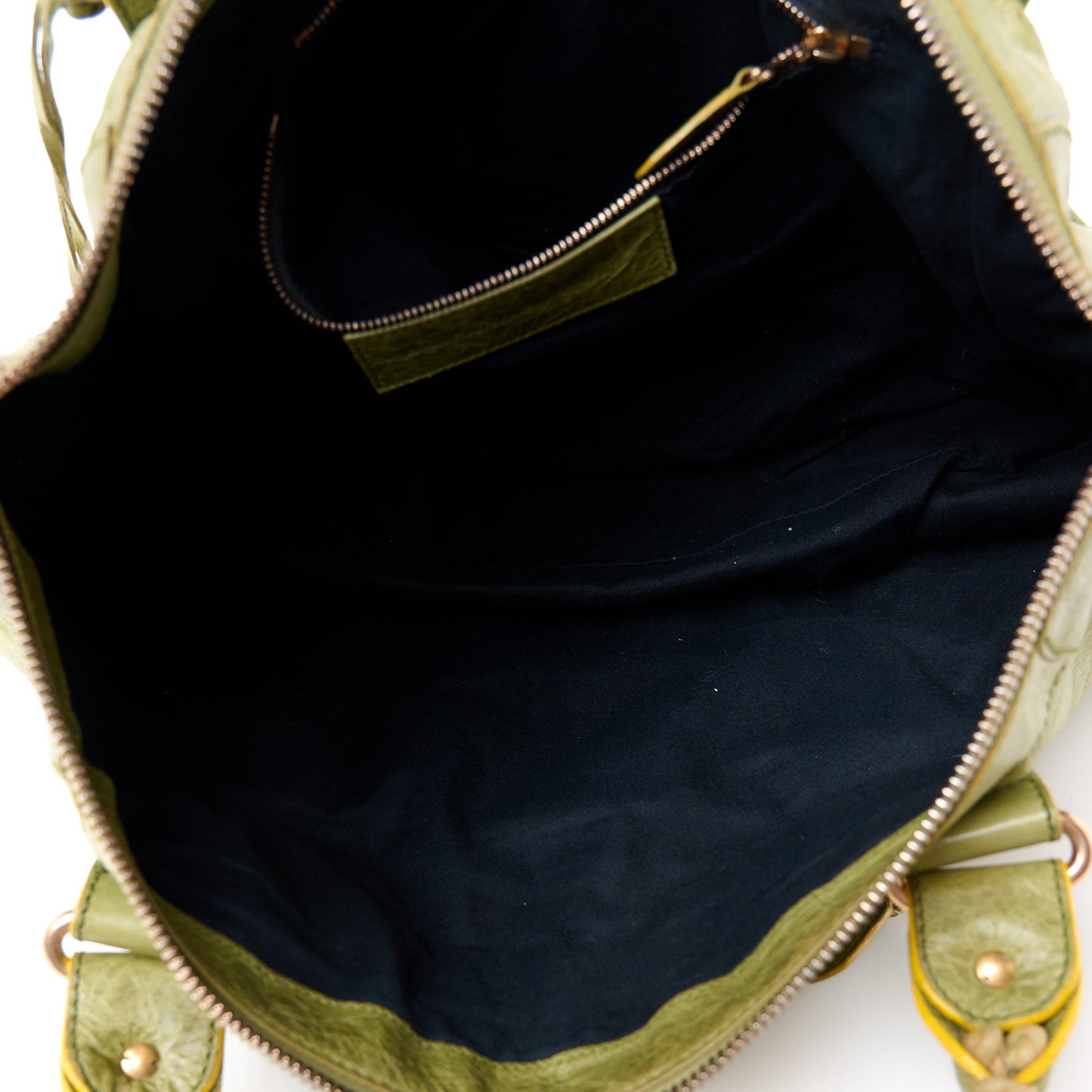 Agneau Giant 21 Rose Gold Hardware Work Vert Militaire