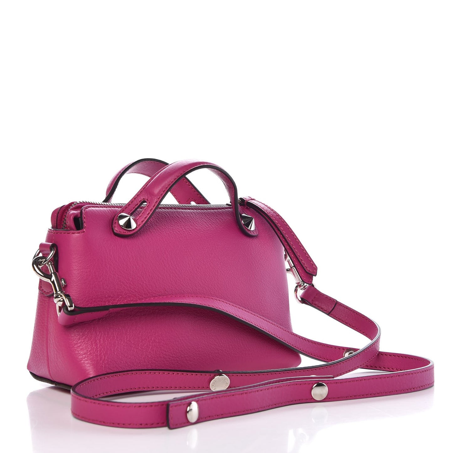 Vitello Dolce Mini By The Way Boston Bag Magenta