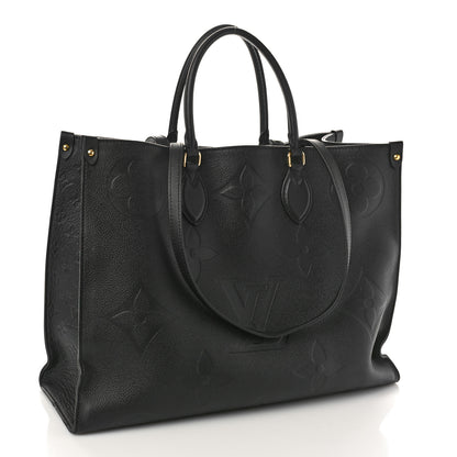 Louis Vuitton Empreinte Monogram Giant Onthego GM Black 2 of 8