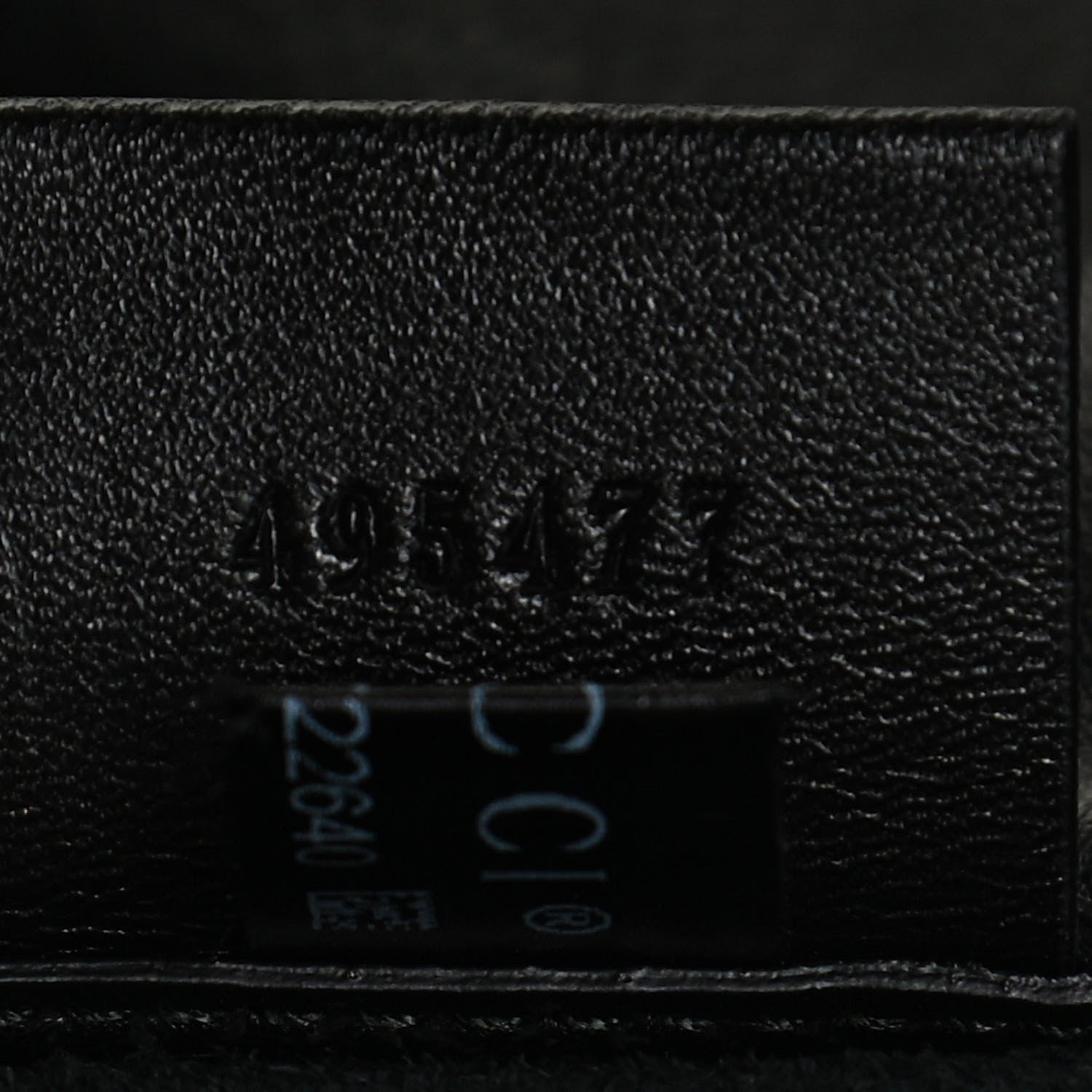 Gucci Calfskin Logo Drawstring Backpack Black 6 of 12