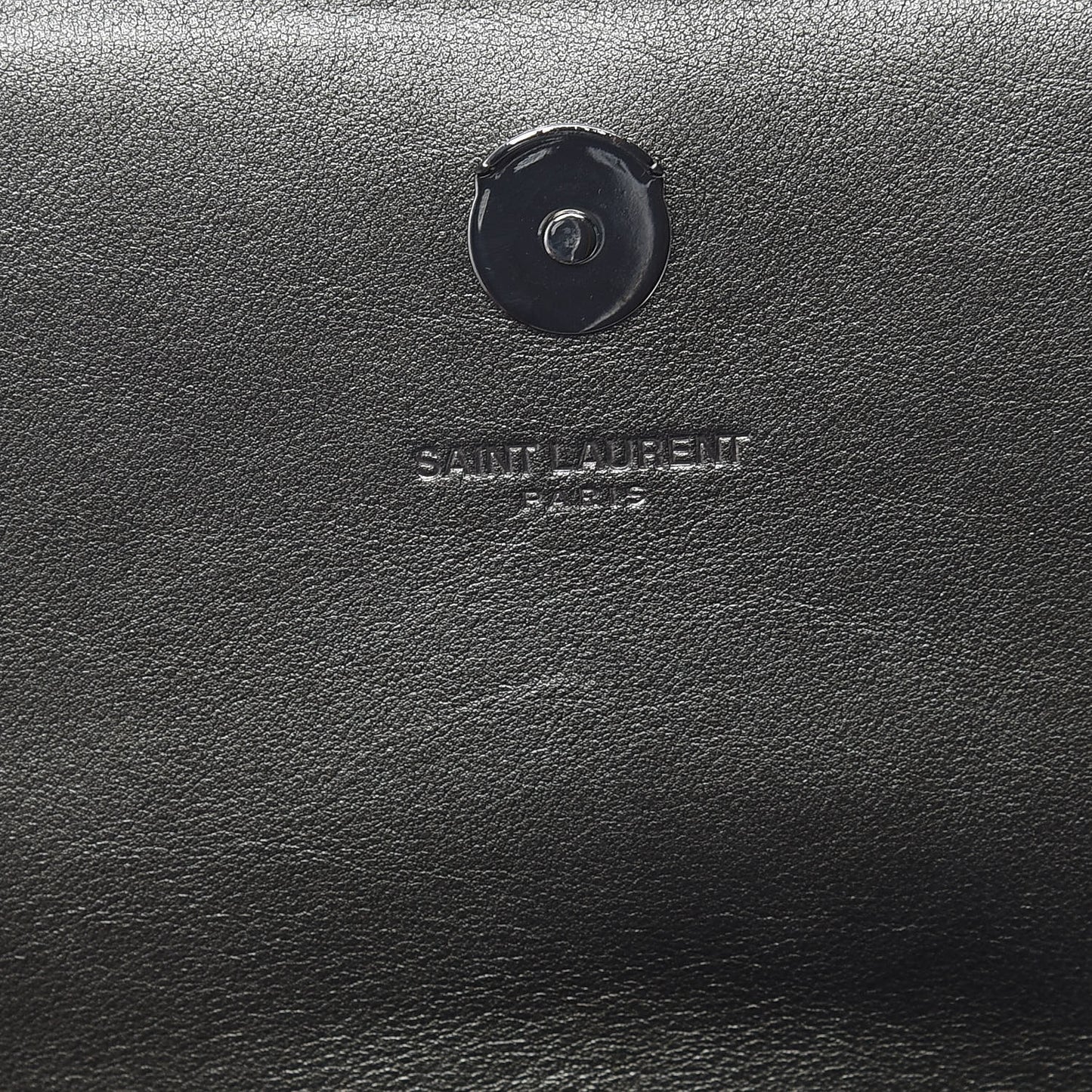 Ribbed Calfskin Medium Monogram Kate Satchel Anthracite