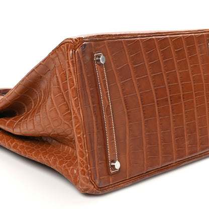Hermes Matte Alligator Birkin 35 Fauve 8 of 9