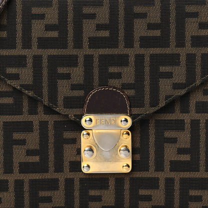 Fendi Zucca Flap Tobacco Moro 7 of 10