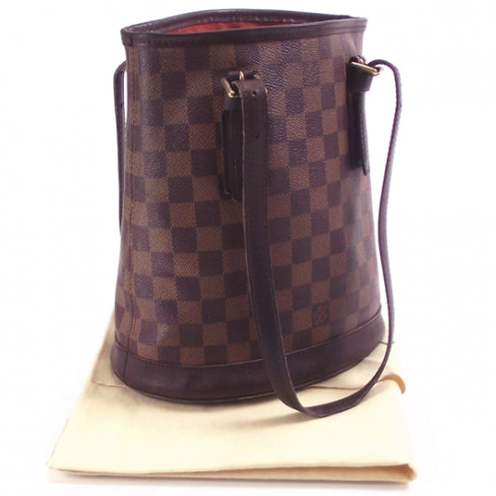 Louis Vuitton Damier Ebene Marais Bucket 23 3 of 9