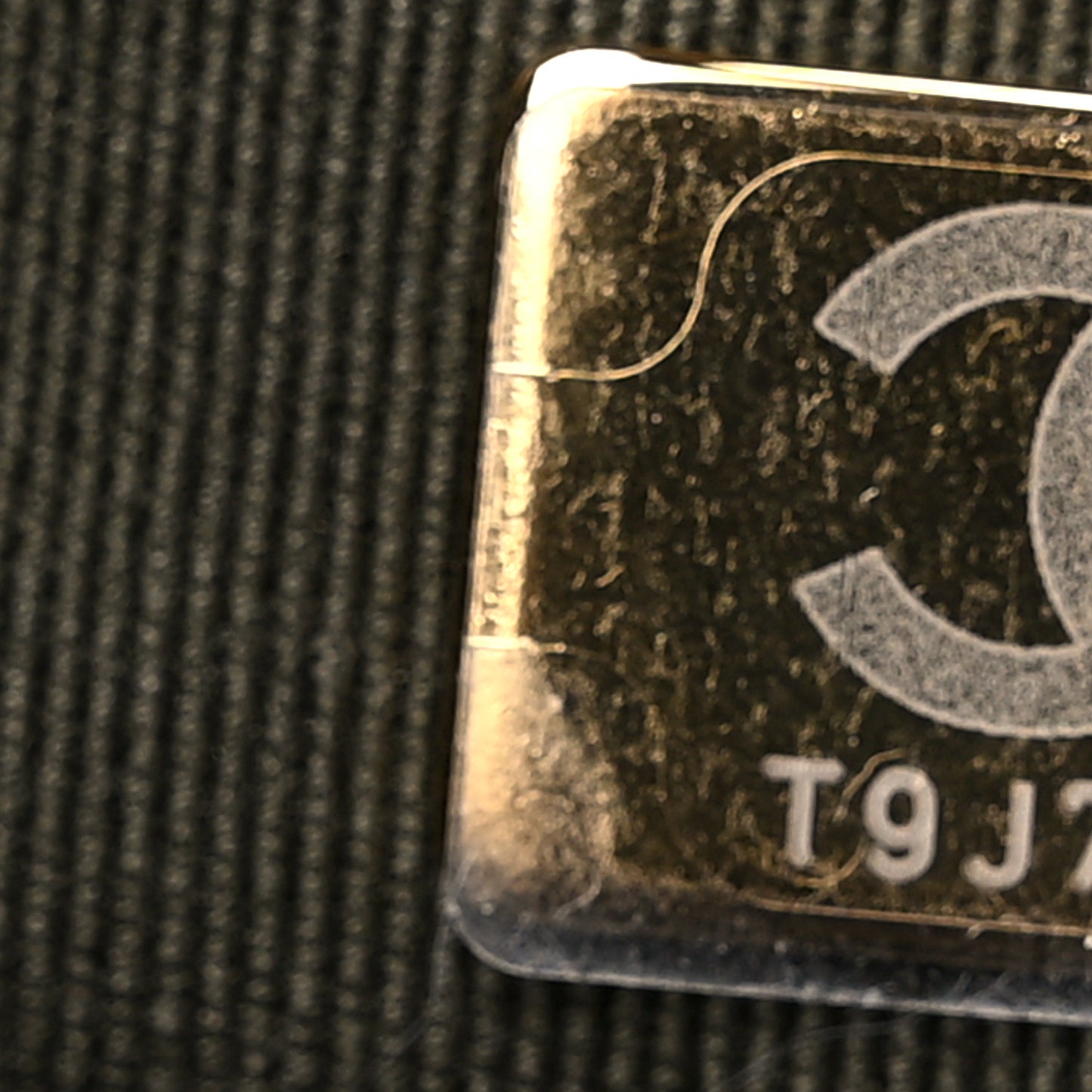 Calfskin Embossed Medium Deauville Tote Khaki