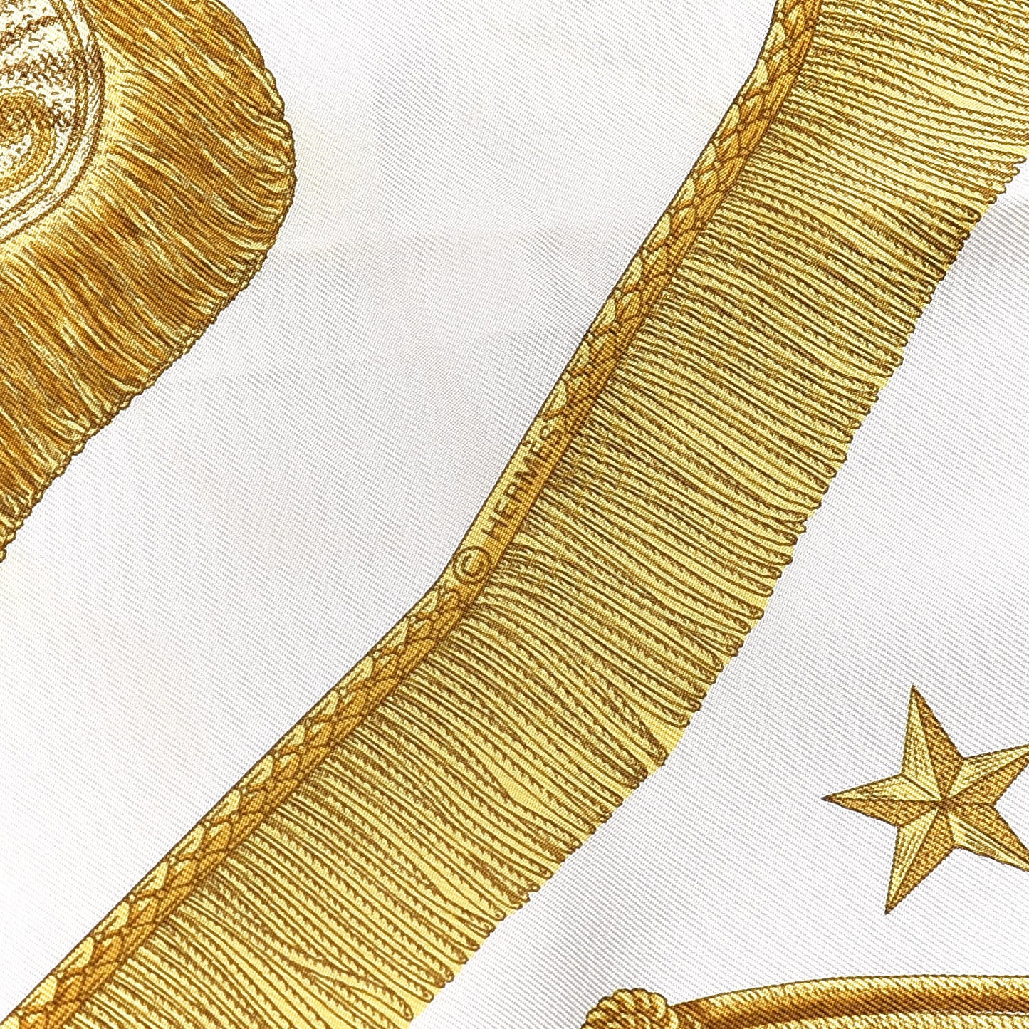Silk Poste et Cavalerie Scarf 90
