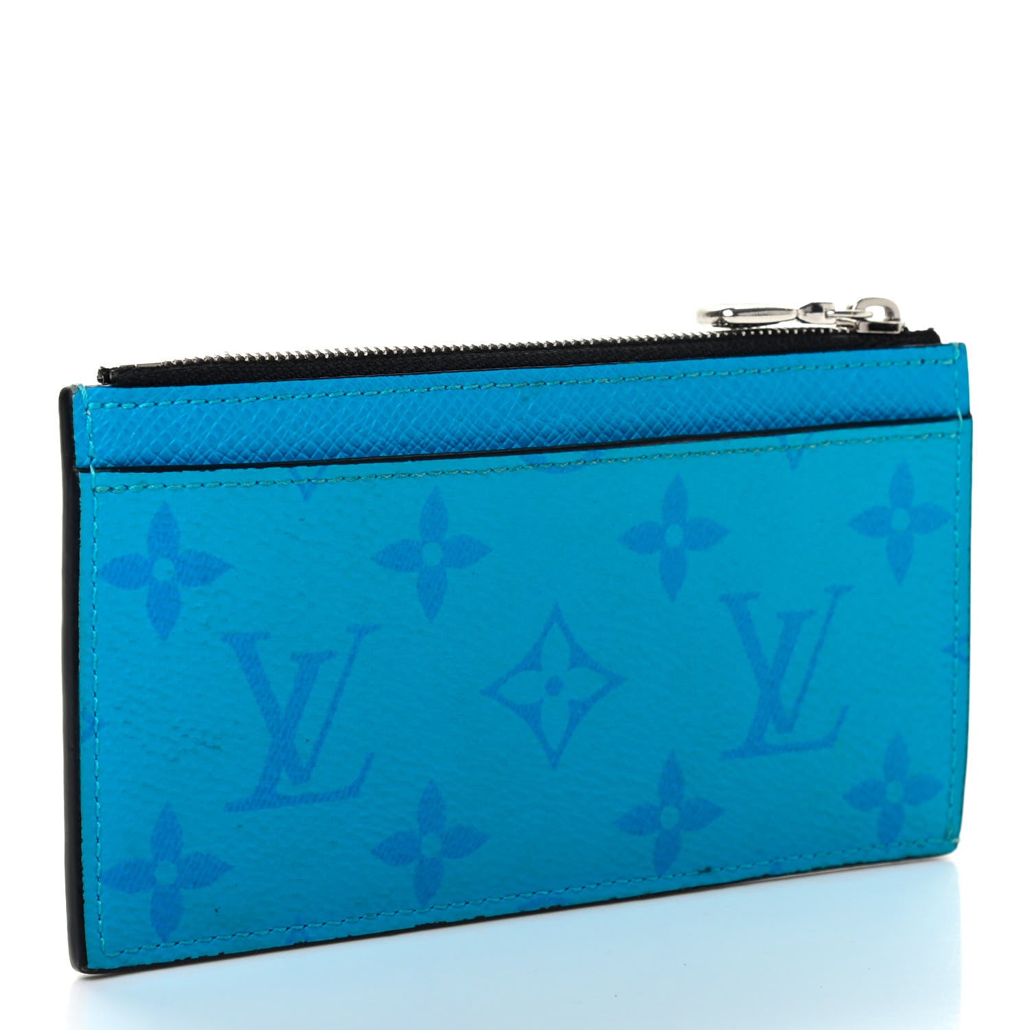 Louis Vuitton Taigarama Coin Card Holder Blue Lagoon 3 of 8