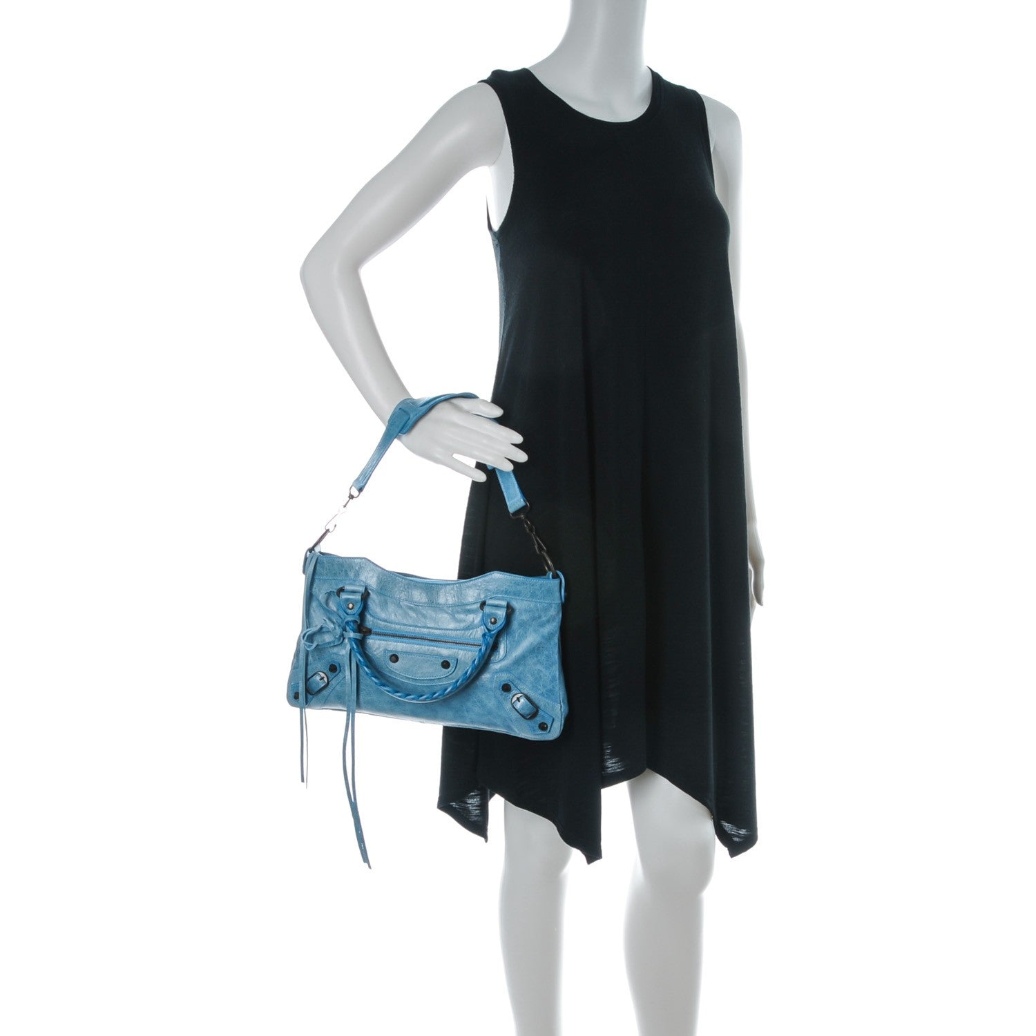 Balenciaga Agneau Classic Hardware First Turquoise 2 of 9