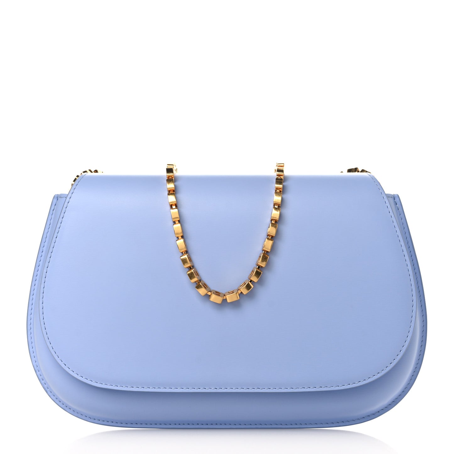 Calfskin Crest Flap Bag Oxford
