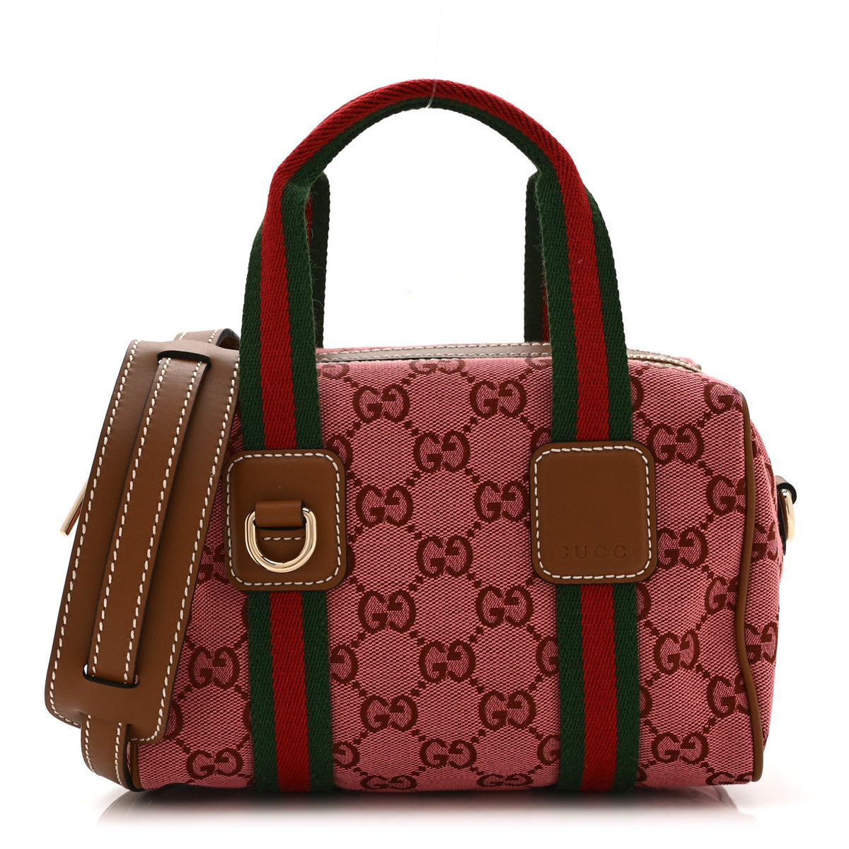 GG Supreme Web Mini GG Top Handle Bag Pink Beige