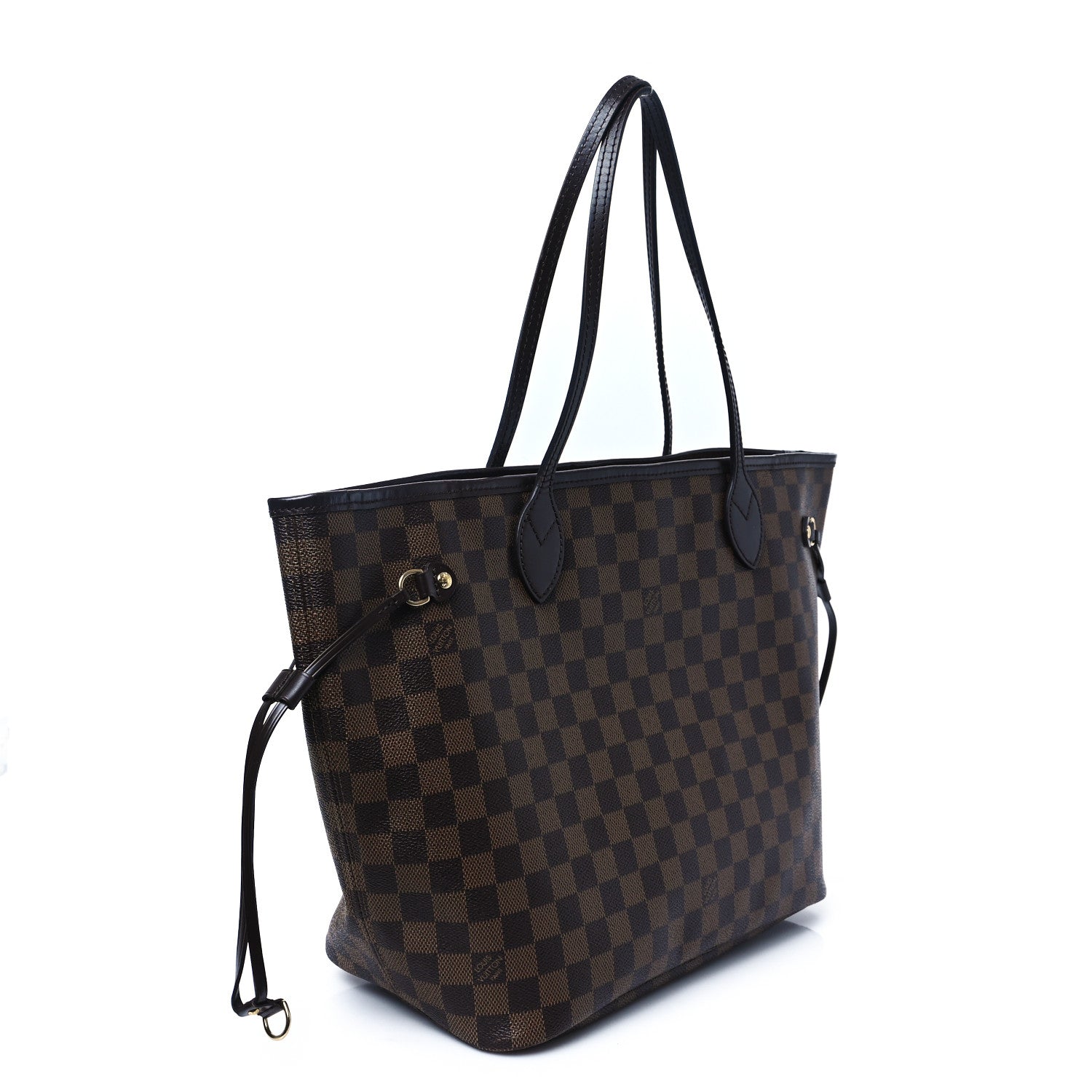 Louis Vuitton Damier Ebene Neo Neverfull MM Rose Ballerine 3 of 11