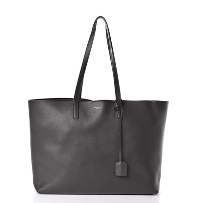 Saint Laurent Calfskin Large Shopping Tote Dark Grey 3 of 21
