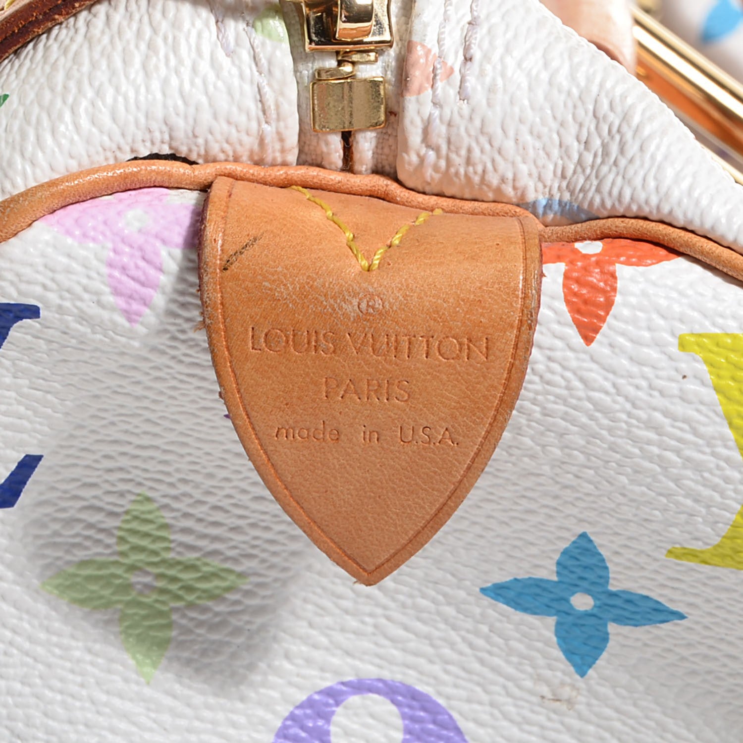 Louis Vuitton Monogram Multicolor Speedy 30 White 6 of 7