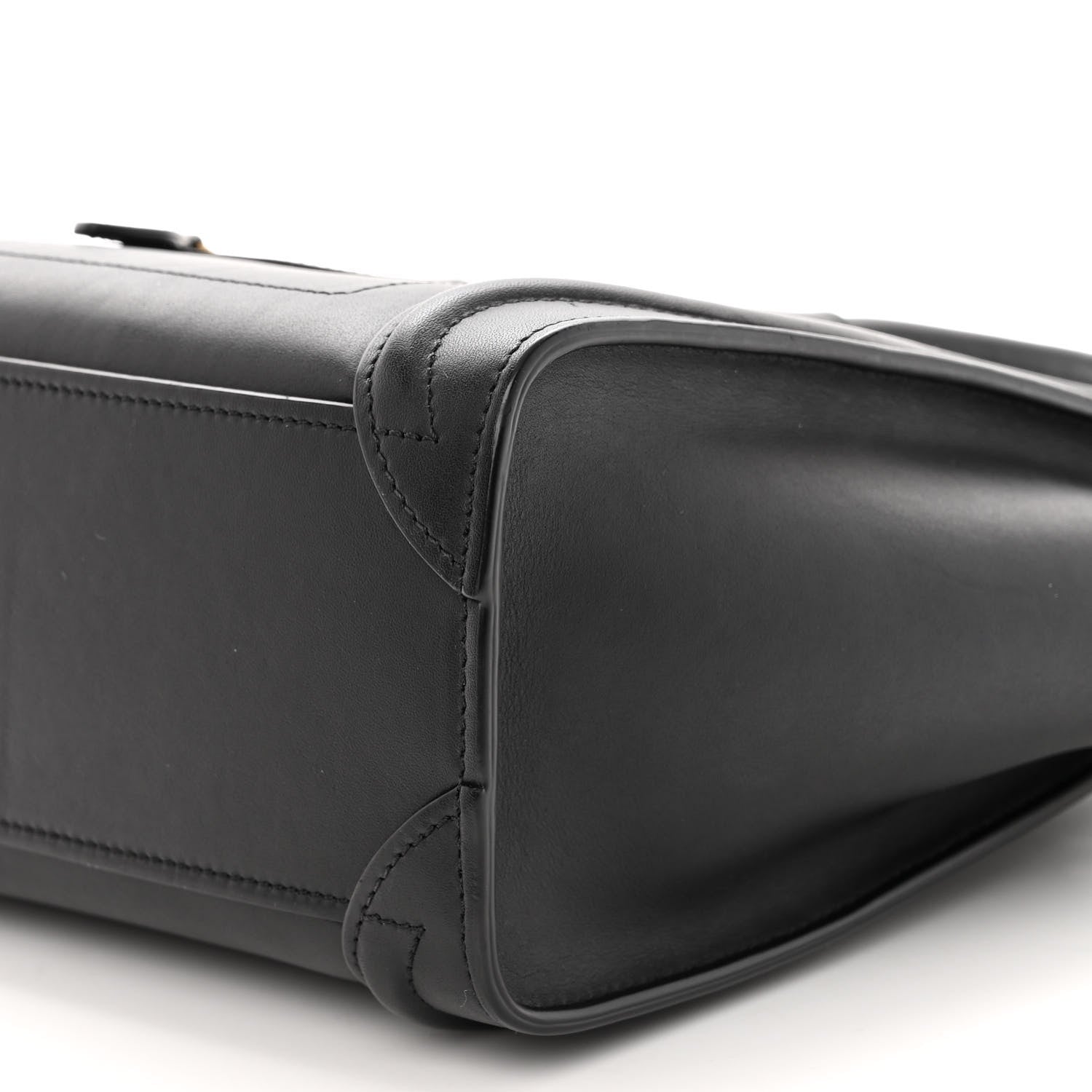 Celine Smooth Calfskin Nano Luggage Black 9 of 9