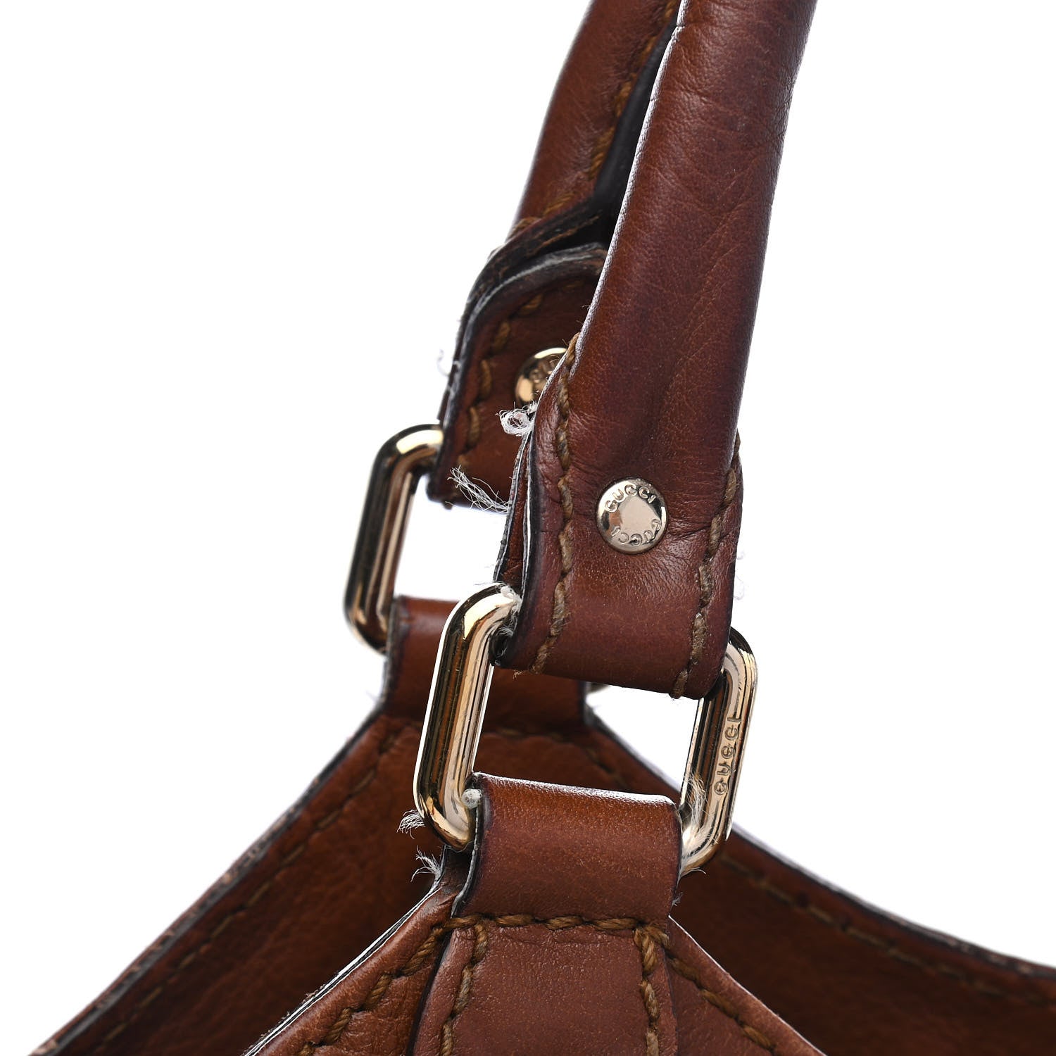 Gucci Monogram Large Sukey Tote Brown 12 of 13
