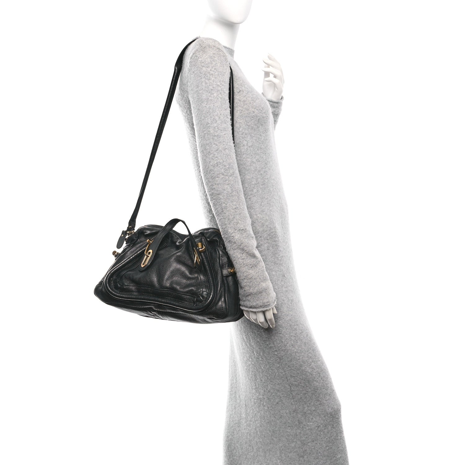 Chloe Calfskin Medium Paraty Black 2 of 10