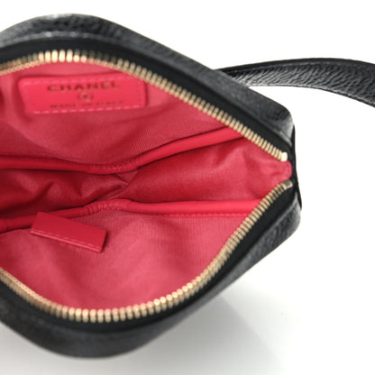 Chanel Caviar Quilted Coin Purse Belt Bag Black 5 of 9