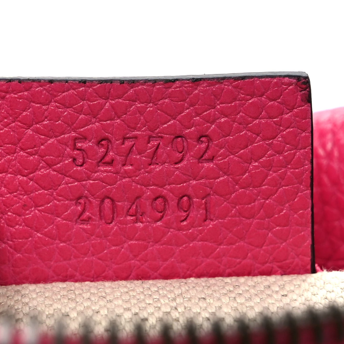Grained Calfskin Small Logo Belt Bag Box Pink Green