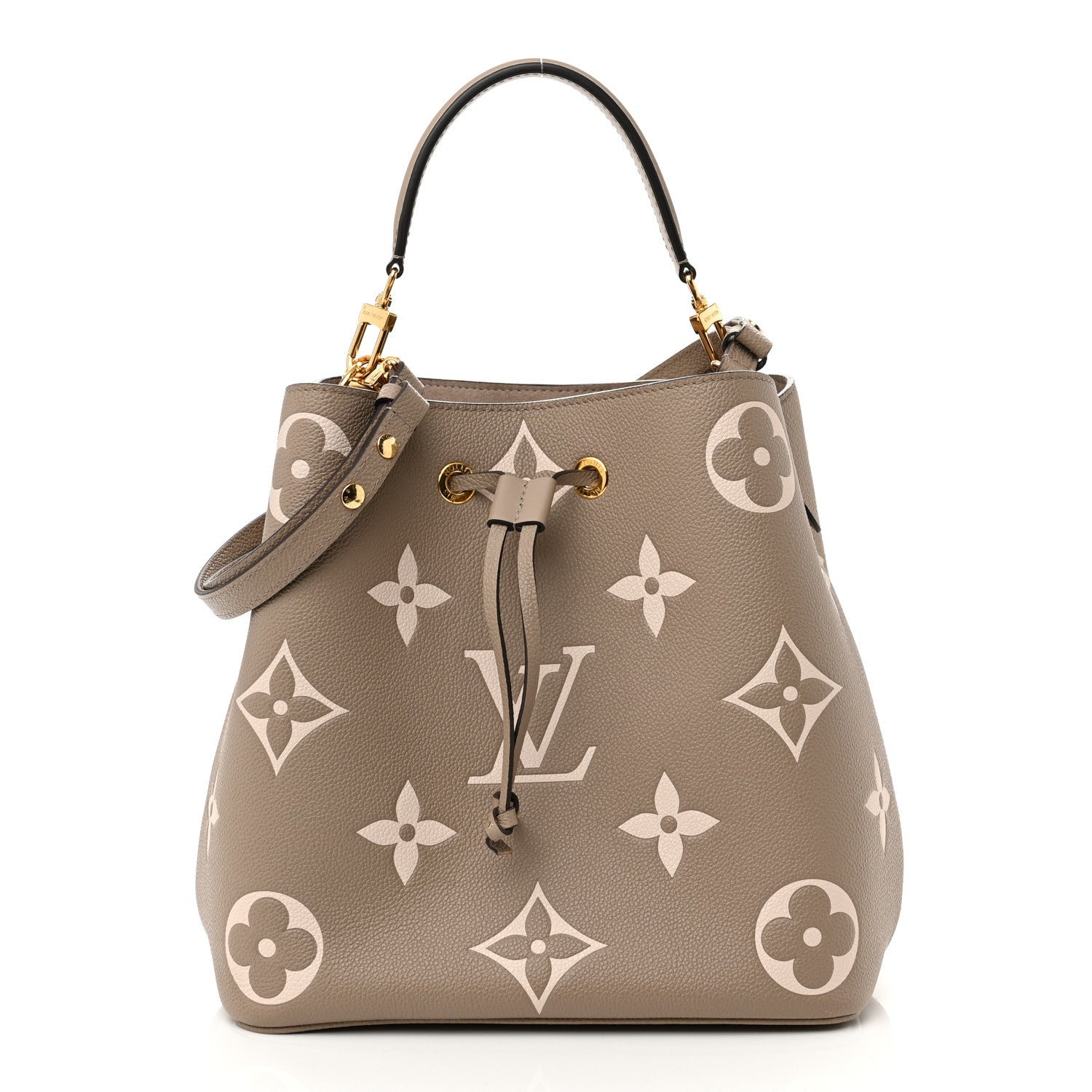 Louis Vuitton Empreinte Monogram Giant Neonoe MM Tourterelle Creme 4 of 10