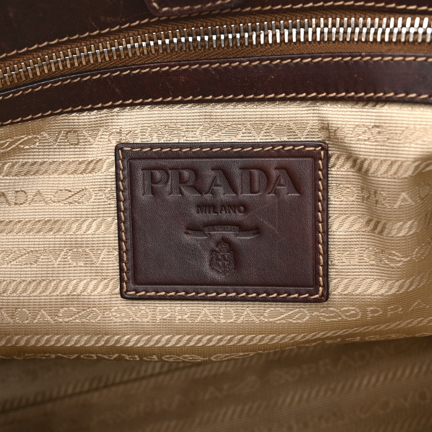 Jacquard Logo Tote Corda Moro