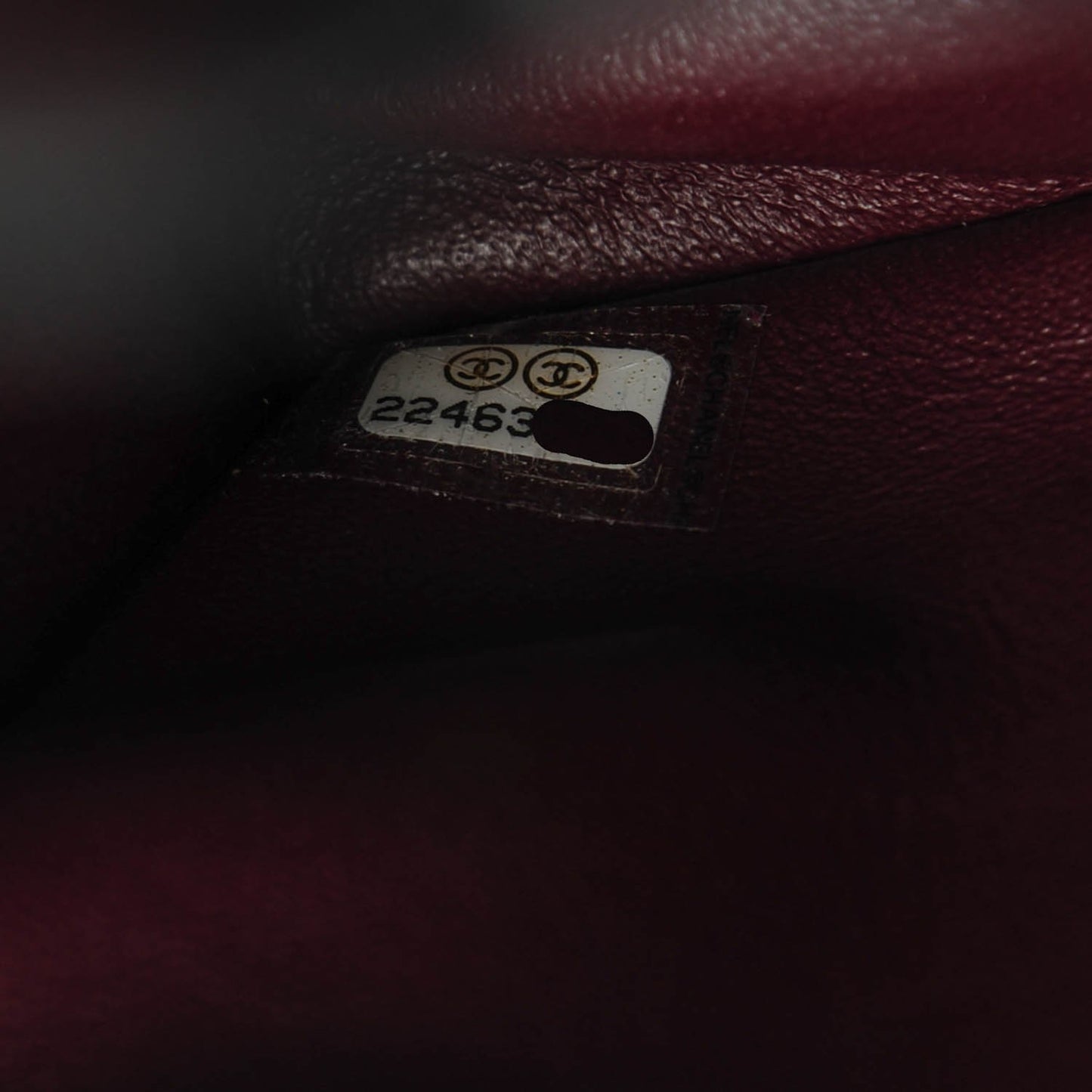 Lambskin Patent Mini Camellia Flap Black