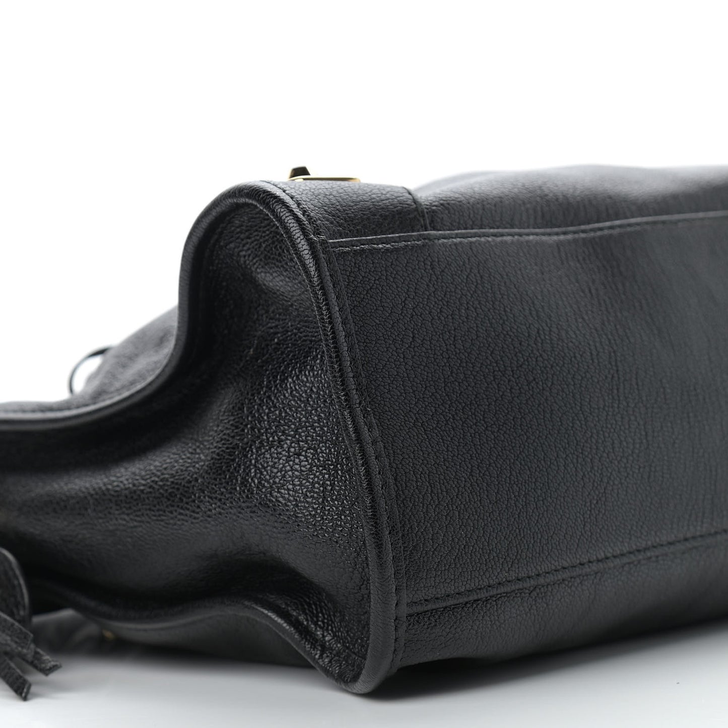 Chevre Gold Metallic Edge Hardware City Black