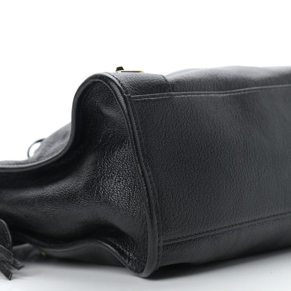 Balenciaga Chevre Gold Metallic Edge Hardware City Black 7 of 8