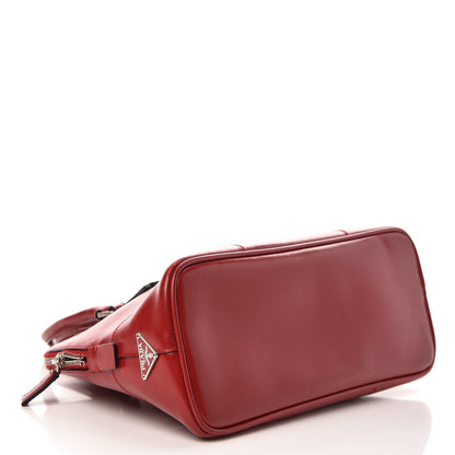Prada Box Calfskin Mini Frame Bowler Rosso 4 of 13