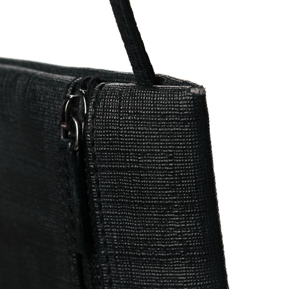 Fendi Mesh Glazed Fabric FF 1974 Tote Black 11 of 14