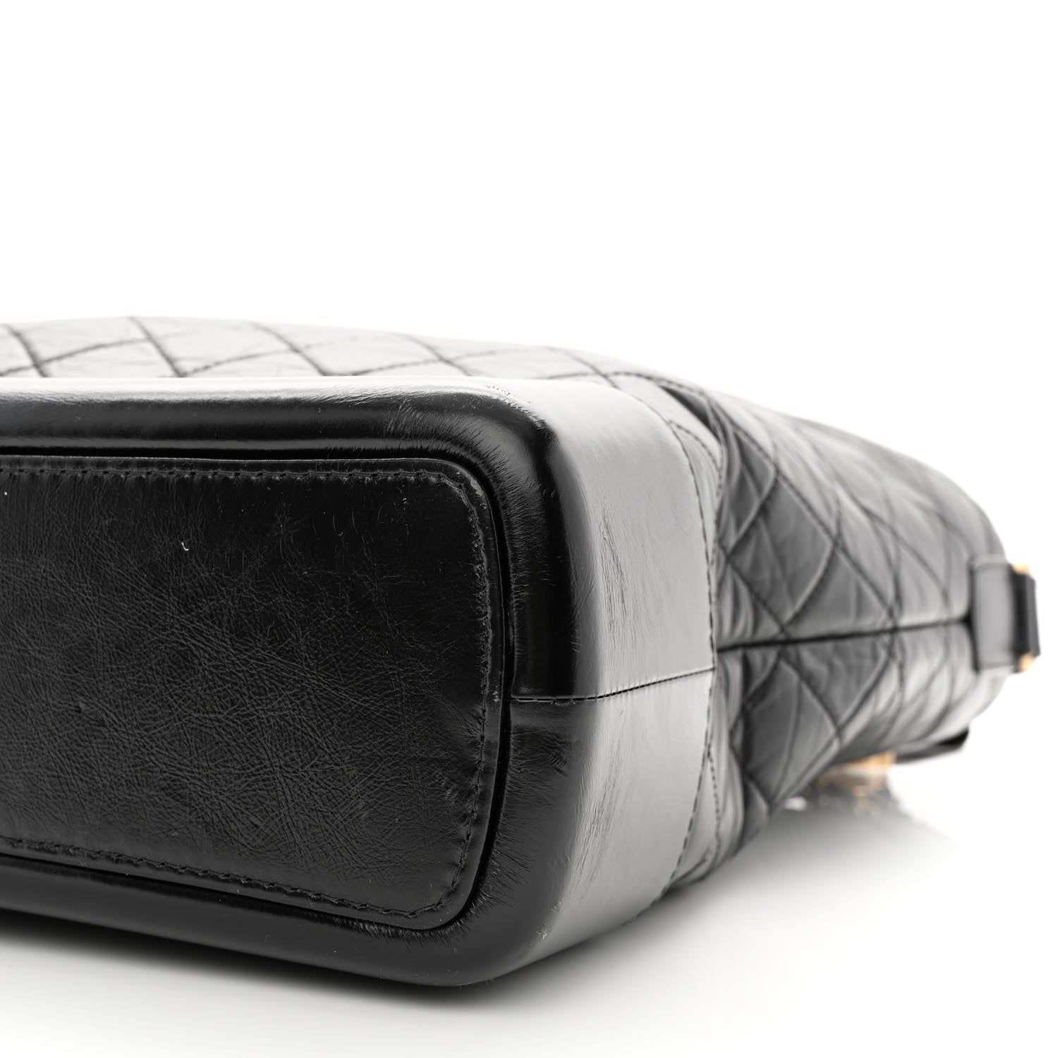 Chanel Aged Calfskin Quilted Maxi Gabrielle Hobo Black 10 of 12