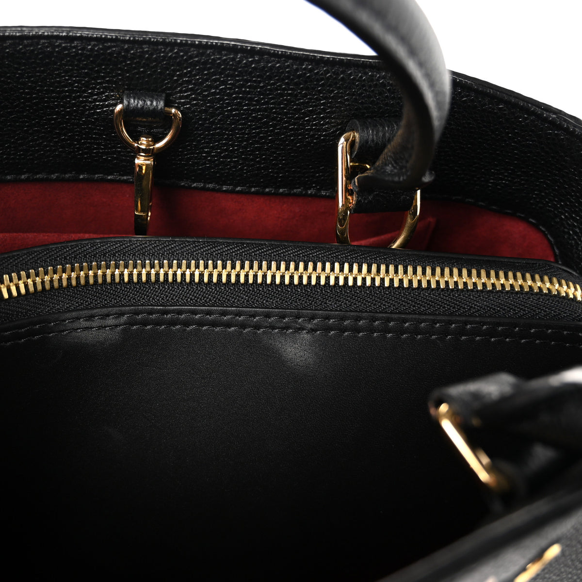 Louis Vuitton Empreinte Monogram Giant Montaigne BB Black Beige 10 of 10